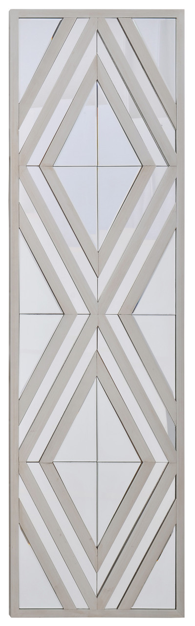 Silver Aspen Diamond 72" Mirror