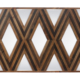 Modern Aspen Parallel 3 Diamonds Mirror