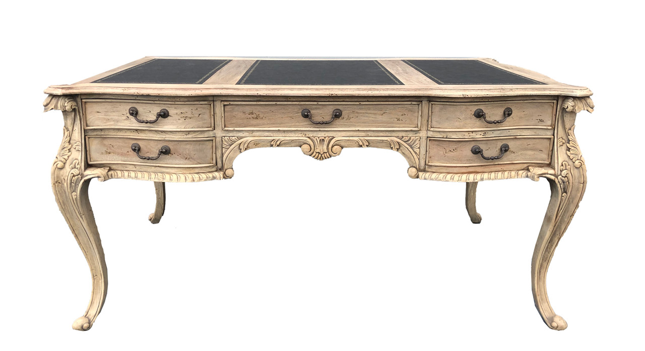 Natural Mahognay Large Chippendale Writing Desk