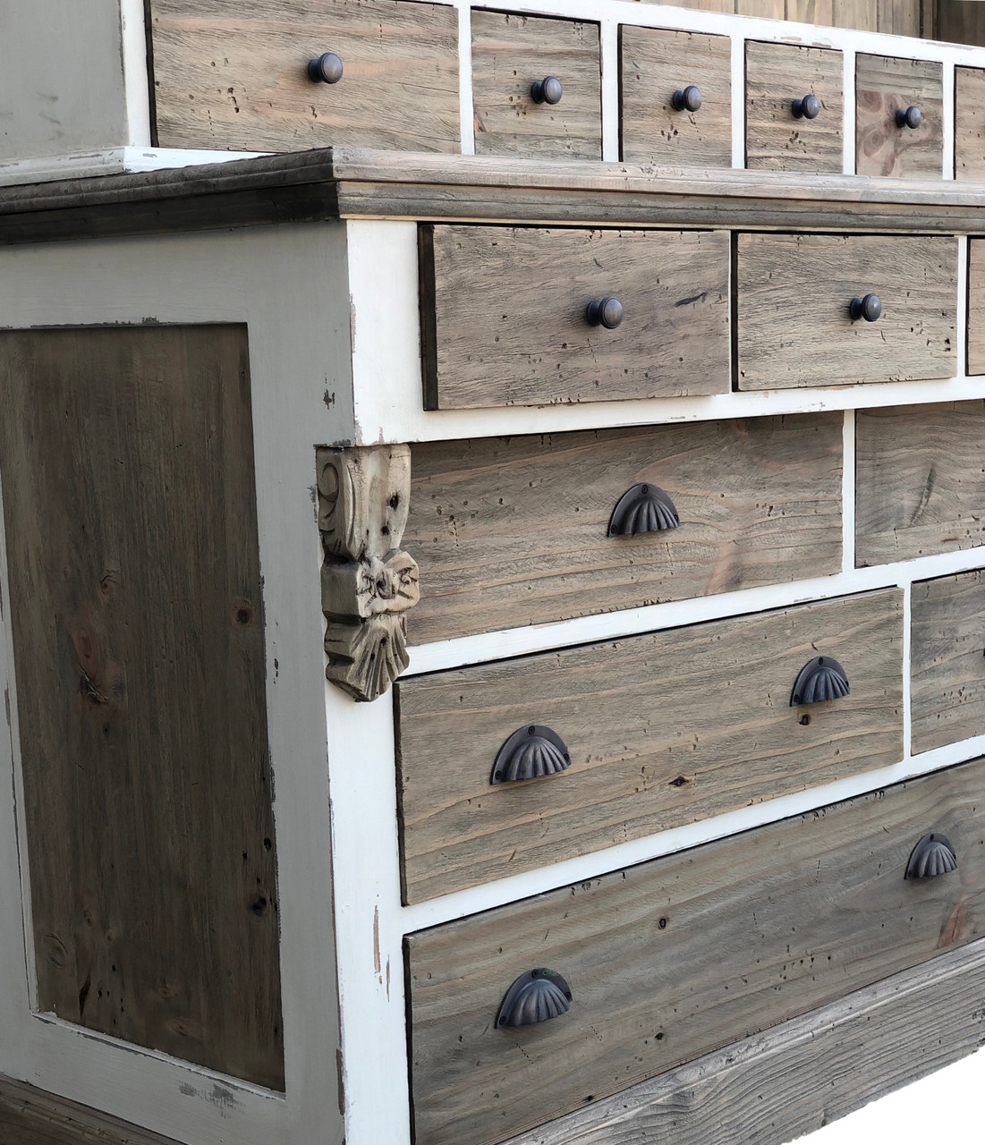 American Farmhouse Hutch C Close Up Image