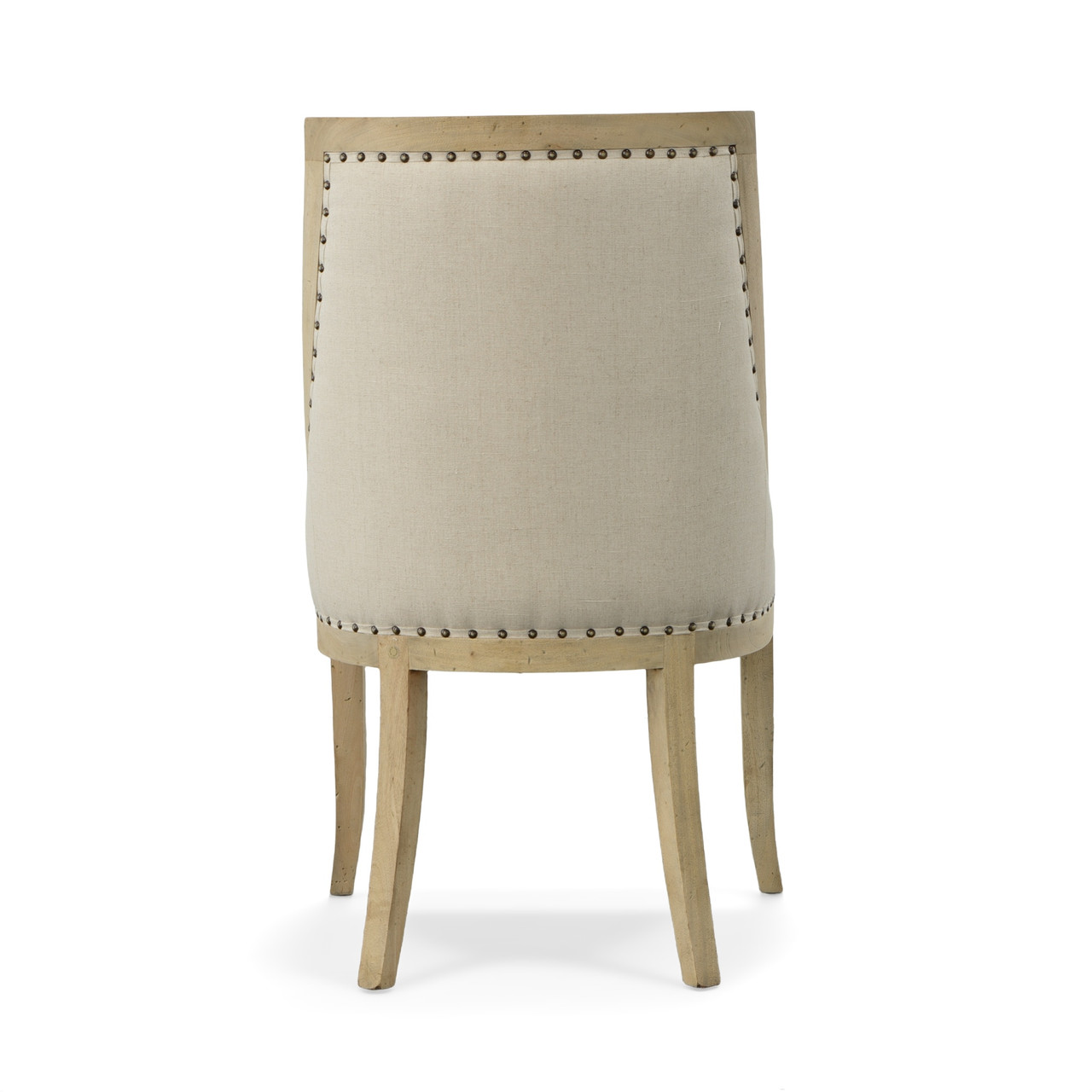 Farmhouse Barrel Dining Chair Close Up Image