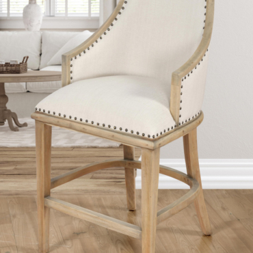 Farmhouse Barrel Counter Stool