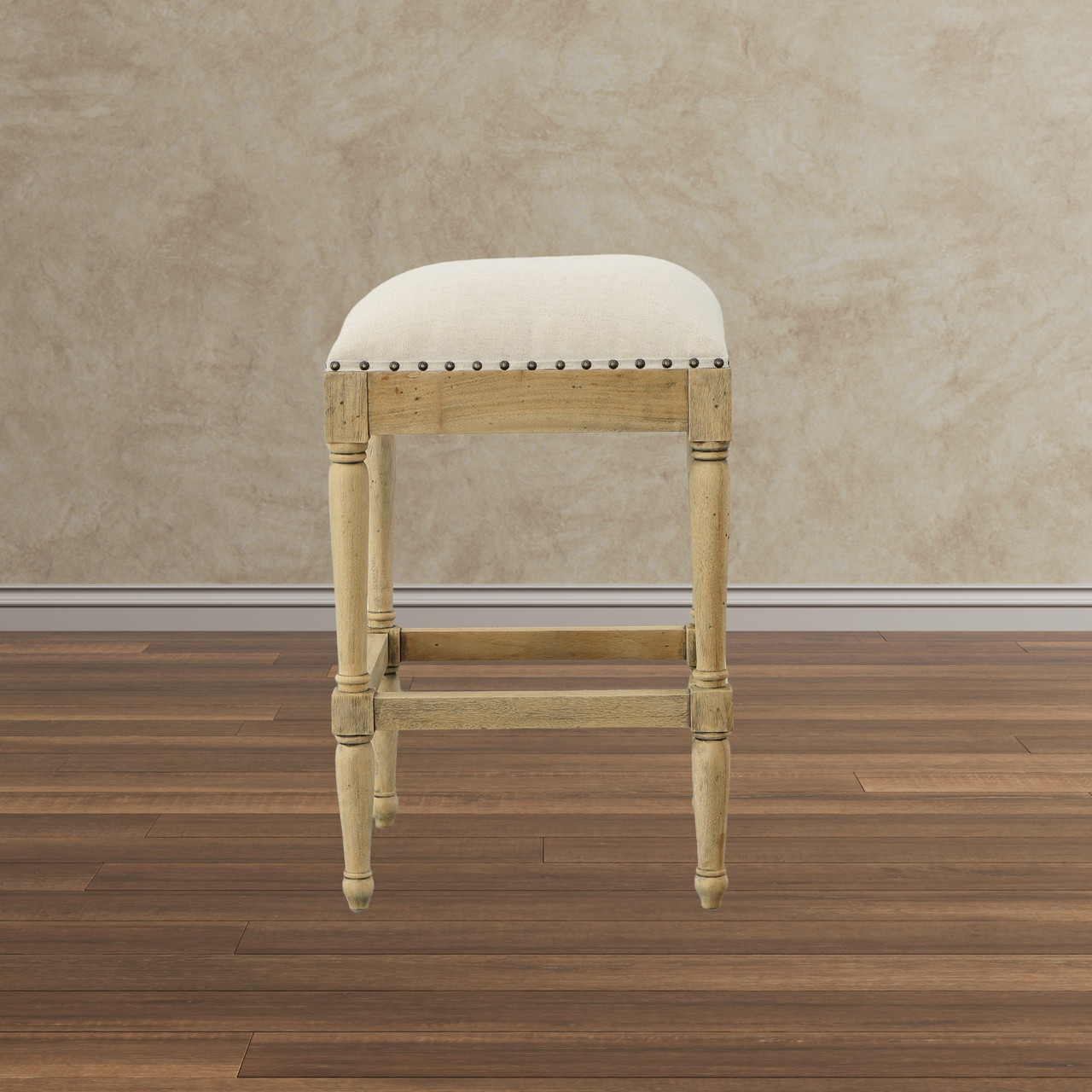 Farmhouse Backless Counter Stool Room Scene