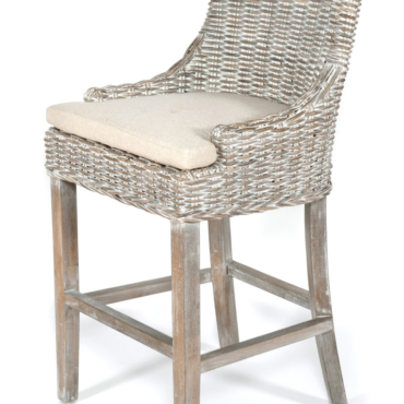 Alfresco Bar Stool Kuba Weave Savannah Wash