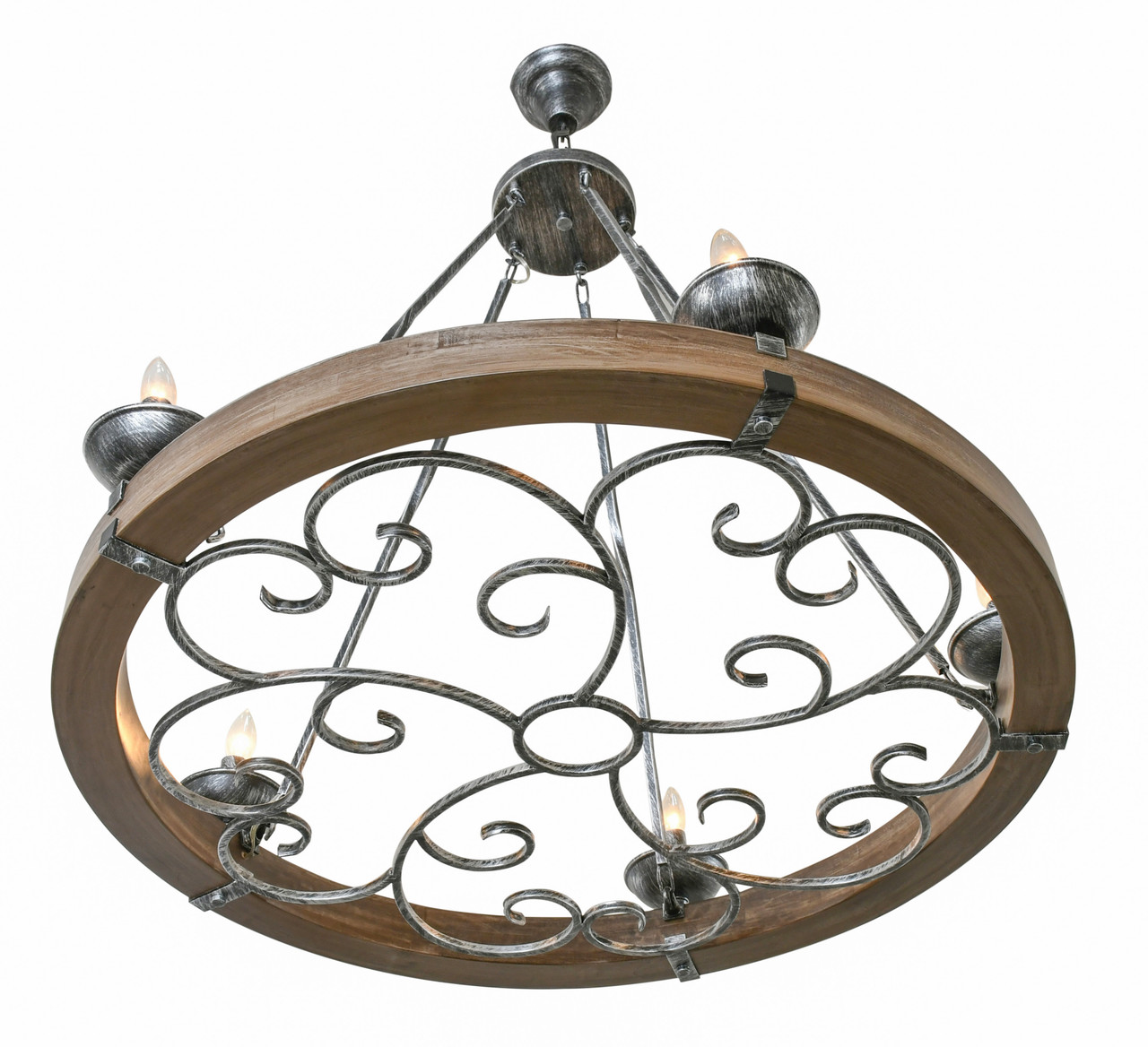 Ridge Line 38" Chandelier Room Scene