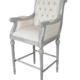 Mystique Gray Continental Linen Bar Stool