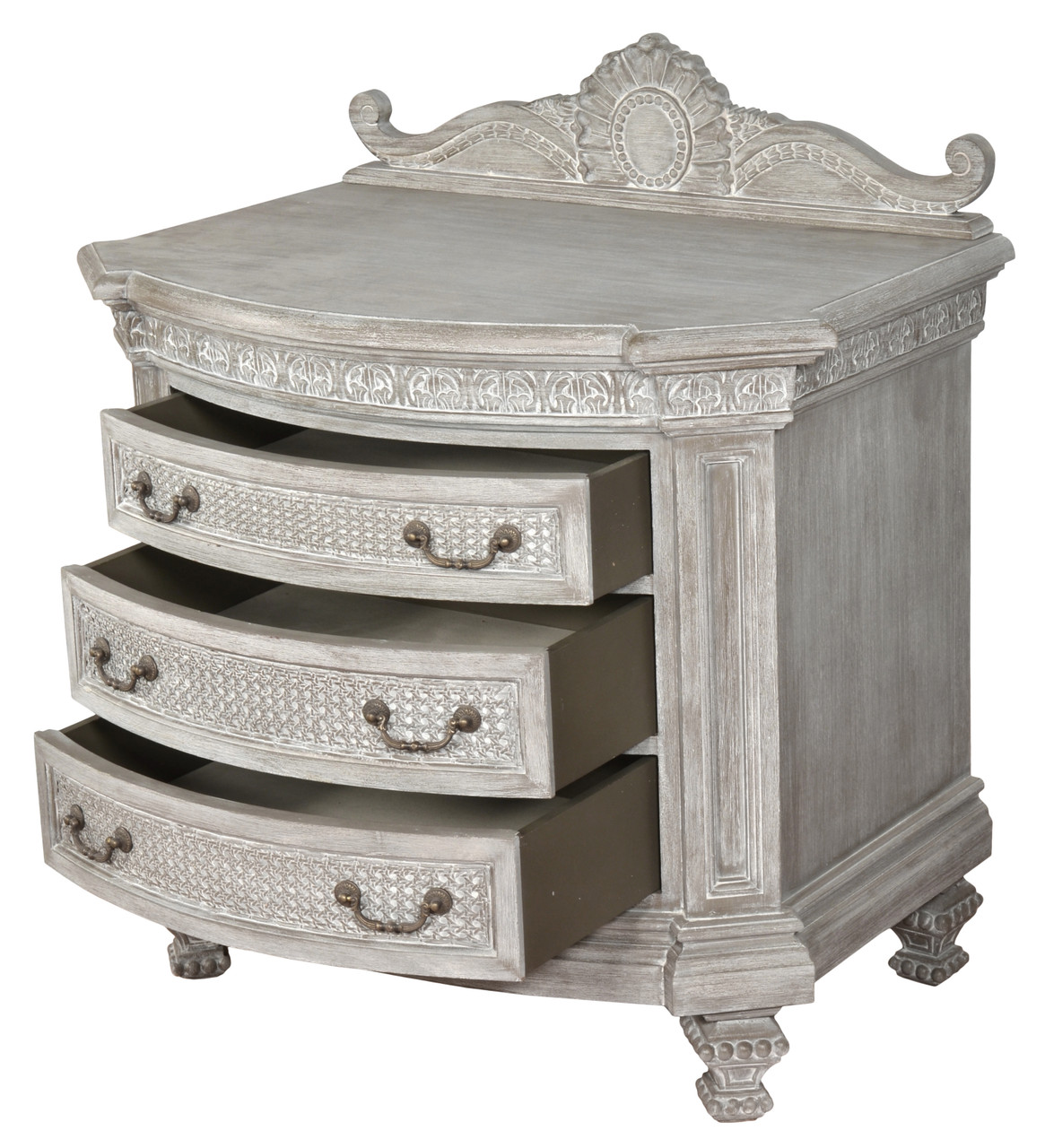 Mystique Gray Nightstand Close Up Image