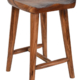 Contoured Seat Suar Wood Counter Stool