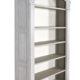 Mystique Gray Continental Casual Bookcase
