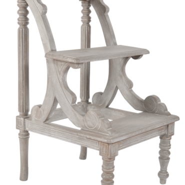 Mystique Gray Library Stepladder