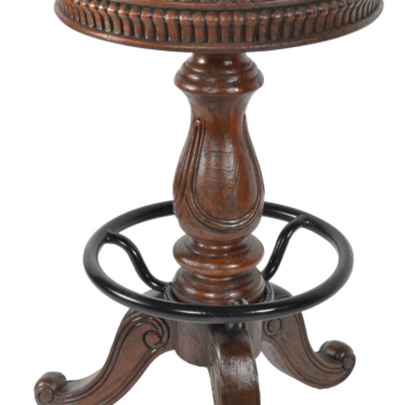 Church Street Leather Bar Height Stool