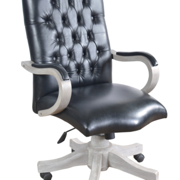 Mystique Gray Office Leather Chair