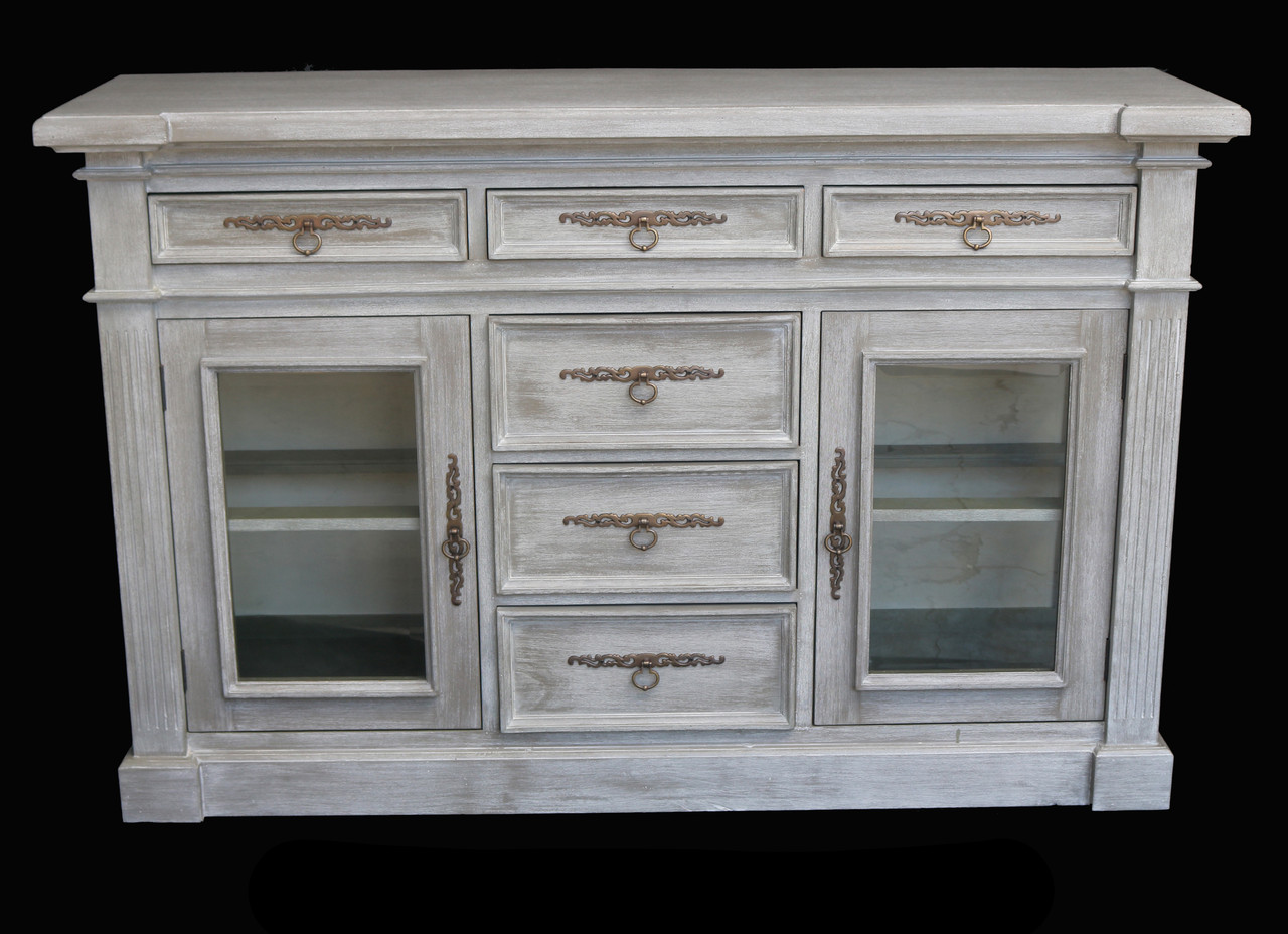 Mystique Gray Bordeaux Sideboard