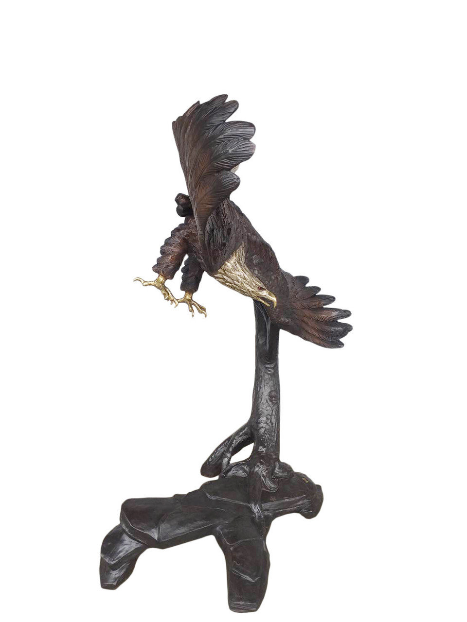 Eagle Flying Right 64 Inches Tall Close Up Image