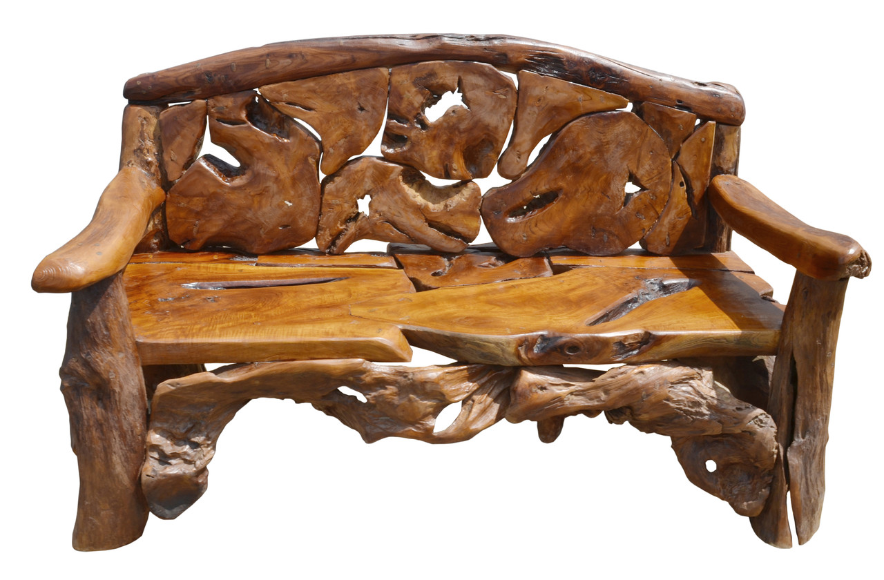 Large Teak Bench