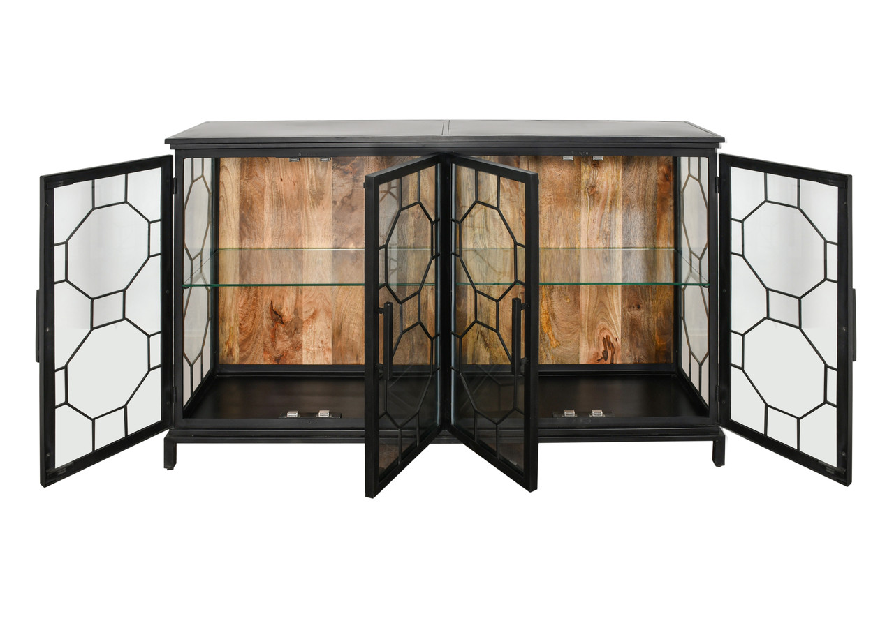 Makali 4 Door Cabinet Close Up Image
