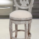Mystique Gray Swivel Counter Stool