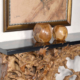 Mountain Studios Teak Organic Vase Set of 2