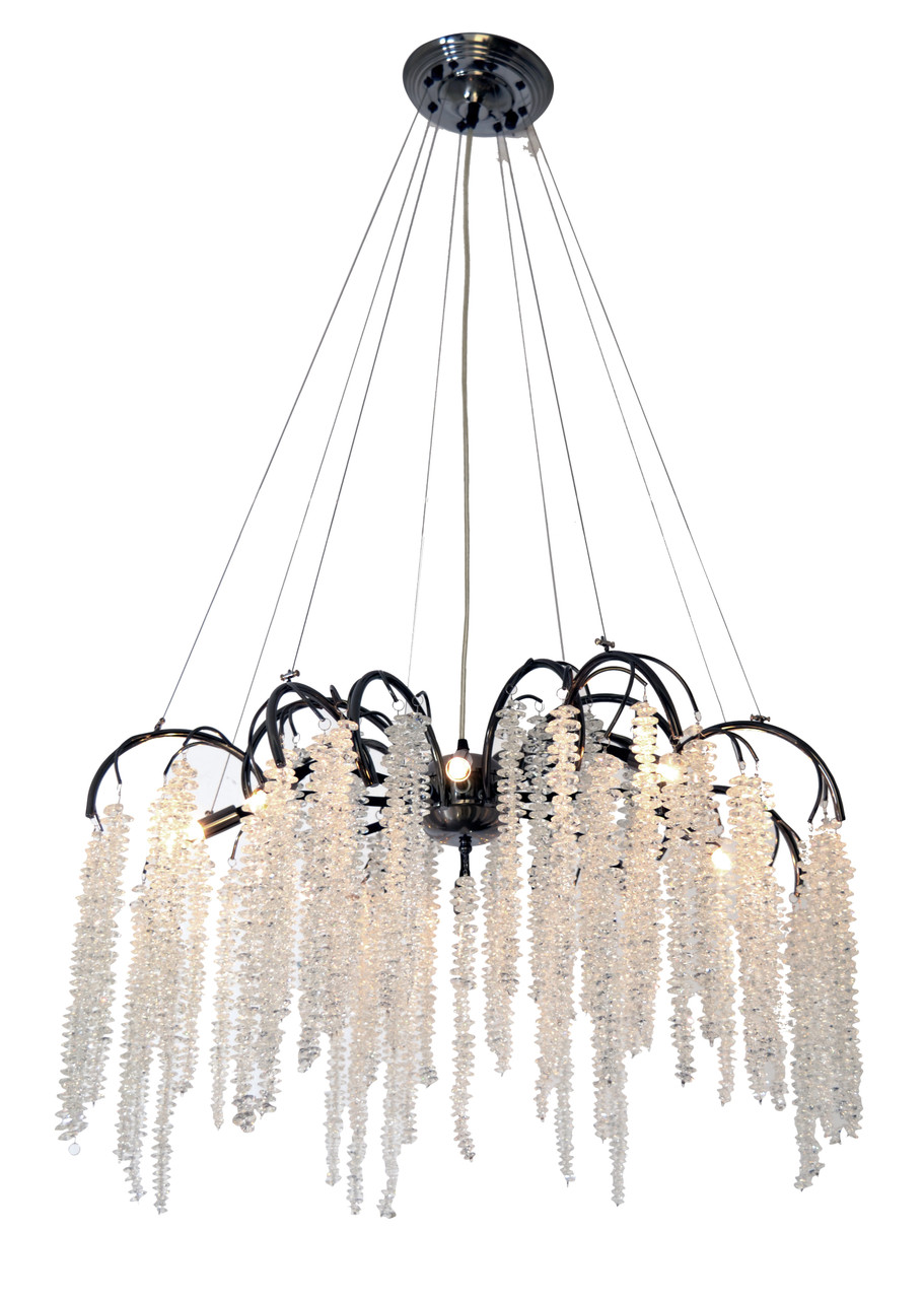 Crystal Forest Chandelier Room Scene