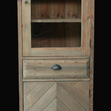 Farmhouse Glass Door Cabinet