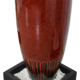 Red Bubbling Fountain With Base
