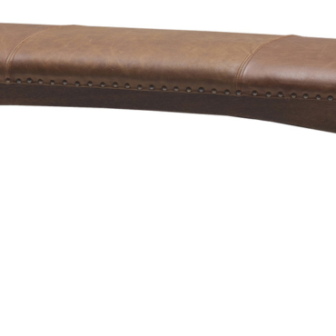 Mountain Tannery Craftsman Style Leather Bench 60 Inches