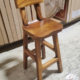 Contour Bar Stool Suar Wood