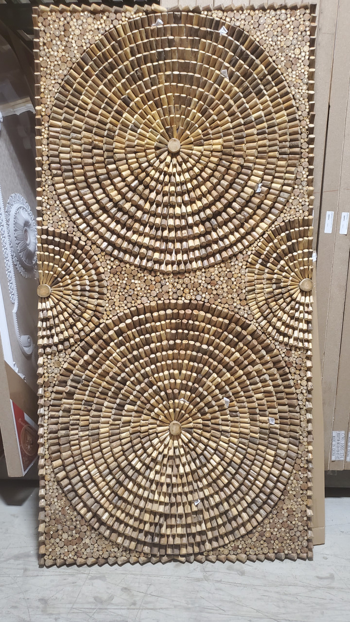 Rect Wall Art Random Wood 95x47in
