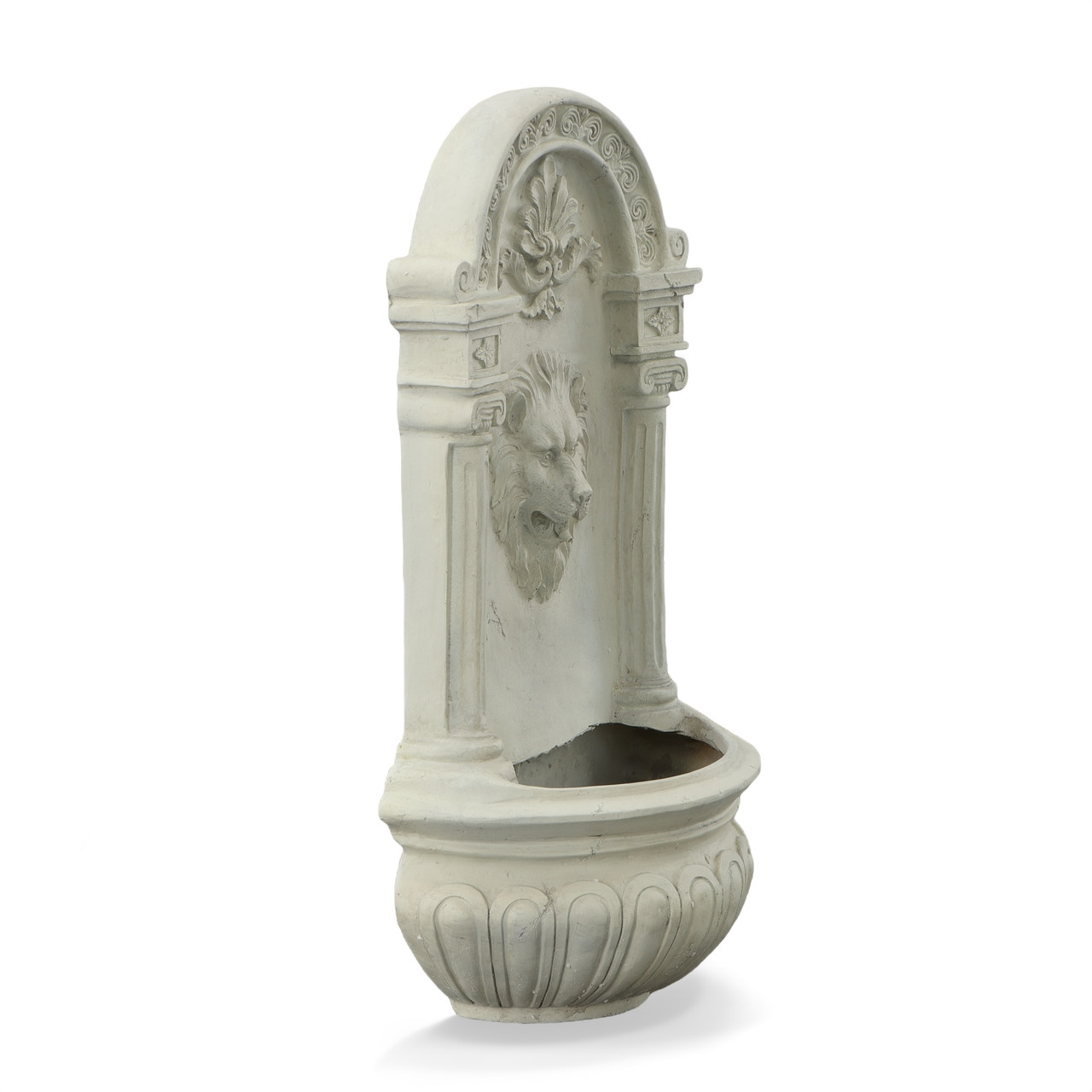 Lion Wall Fountain With Pump Room Scene