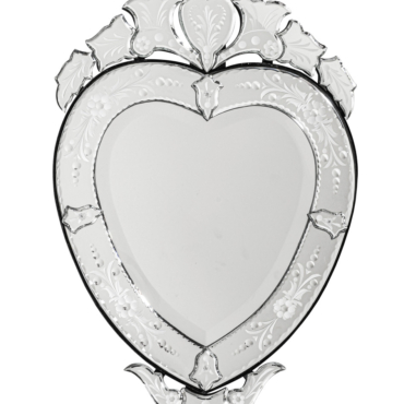Venetian Glass Hear Mirror