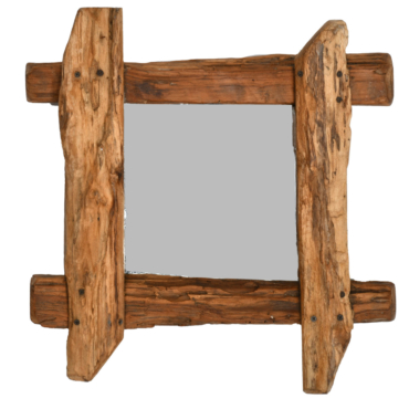 Teak Lodge Wall Mirror