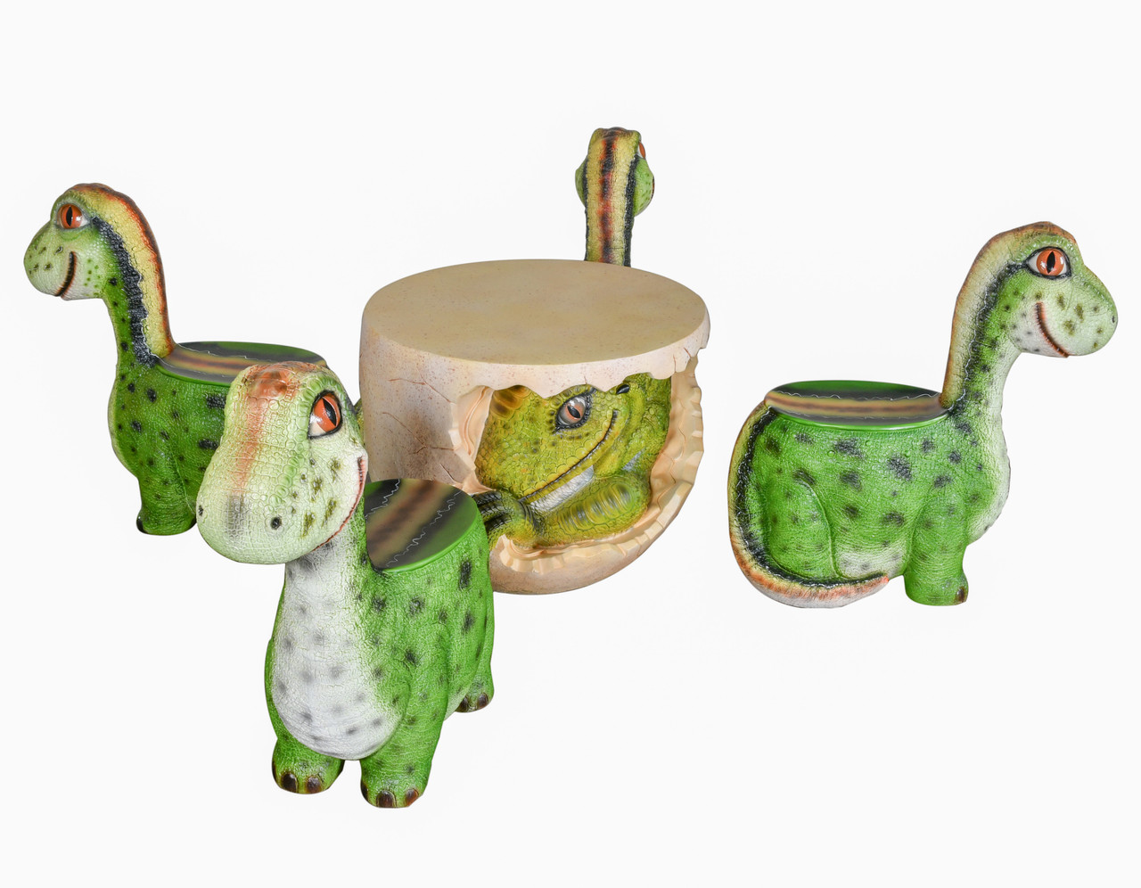 Dinosaur Discovery Table and Chairs 5pc Set Close Up Image