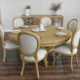 Beachstone Anglia 72 Inch Round Dining Table Set of 7