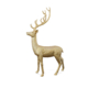 84in Gold Christmas Reindeer