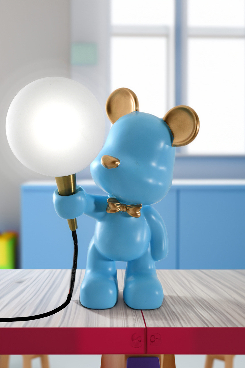 Sweet Dreams Bear Table Lamp Room Scene