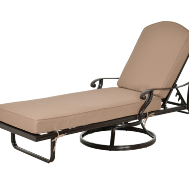 Savannah Swivel Chaise Lounge Close Up Image