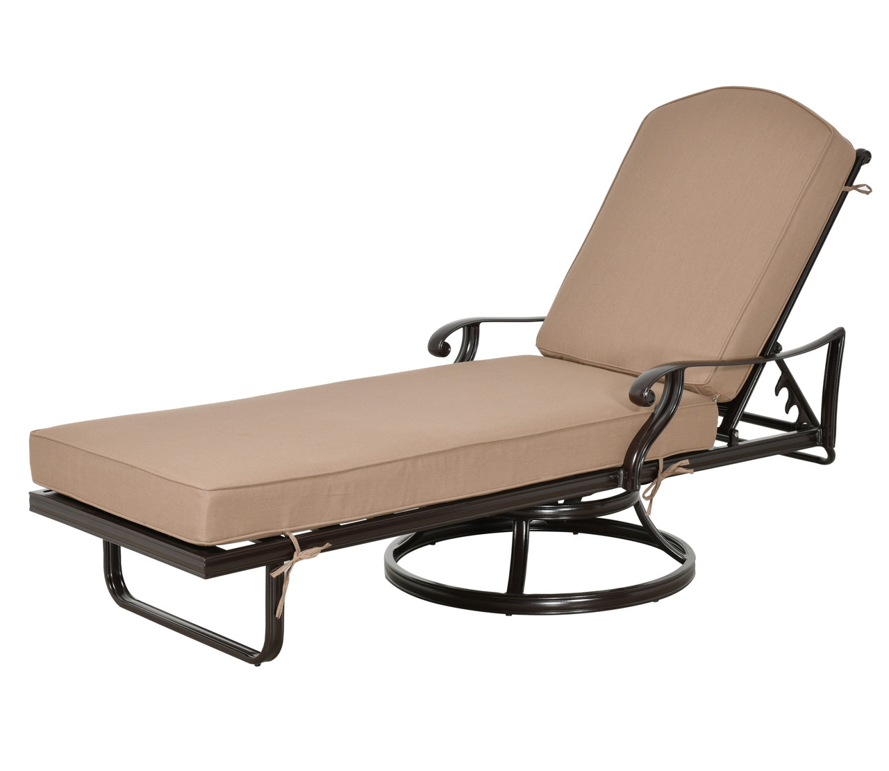 Savannah Swivel Chaise Lounge Close Up Image