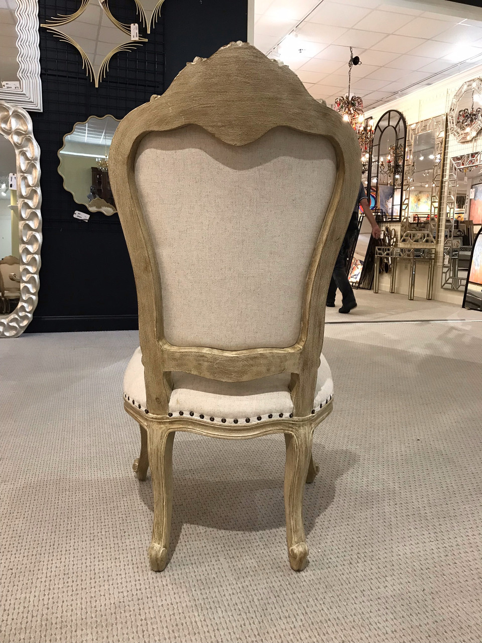 Heritage Bordeaux Dining Side Chair Close Up Image