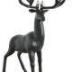 Standing Reindeer Antler Chandelier 83.5H Room Scene