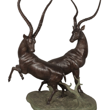 Bronze Two Deers
