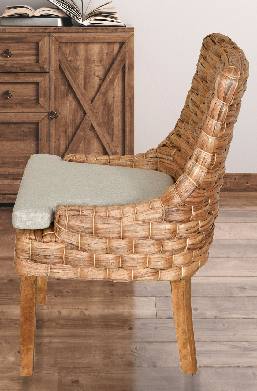 Alfresco Dining Chair Water Hyacinth Room Scene