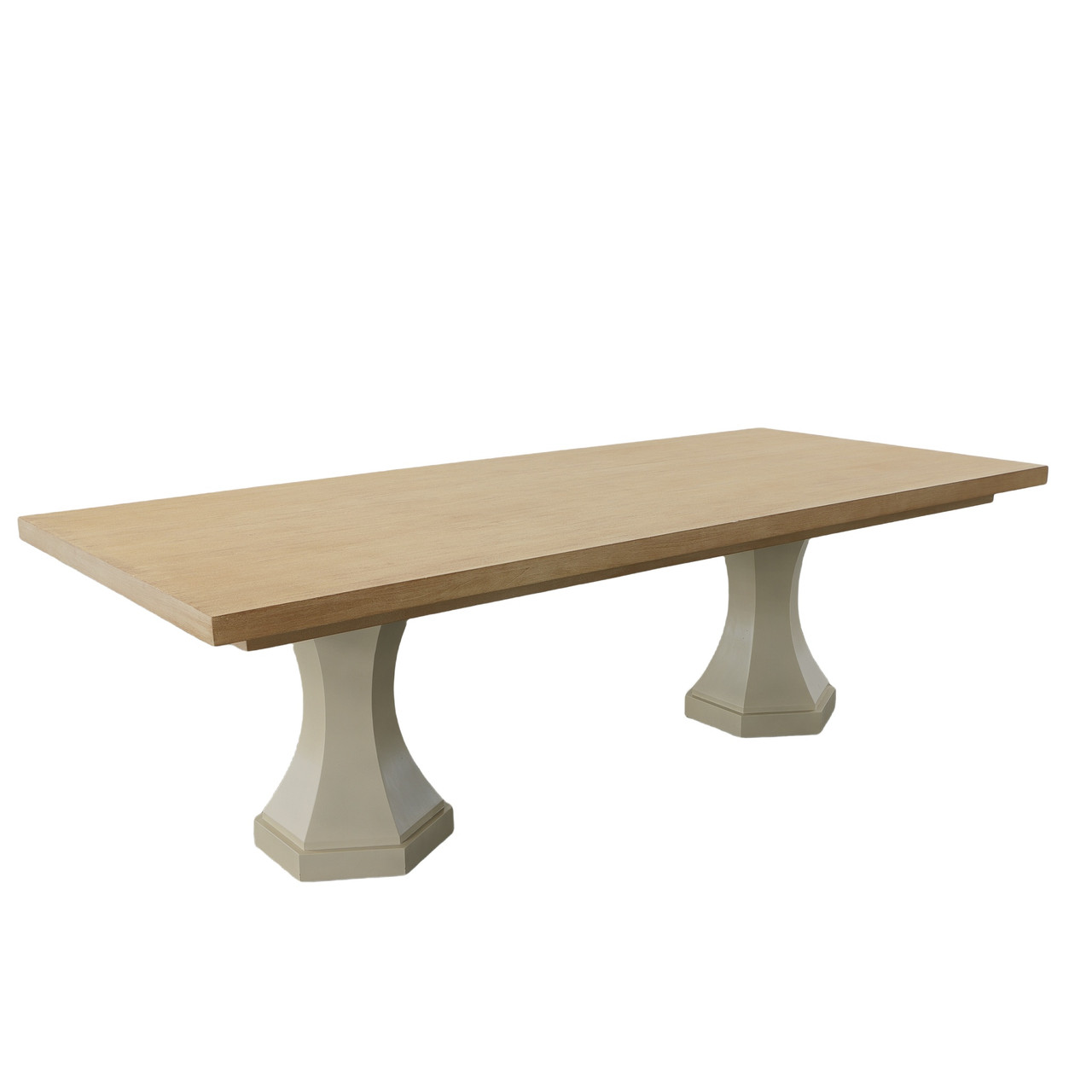 Santa Barbara Rectangle Double Pedestal Dining Table  98"W Room Scene