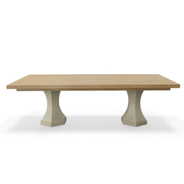 Santa Barbara Rectangle Double Pedestal Dining Table 98"W