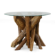 Natural Teak Root Branch End Table