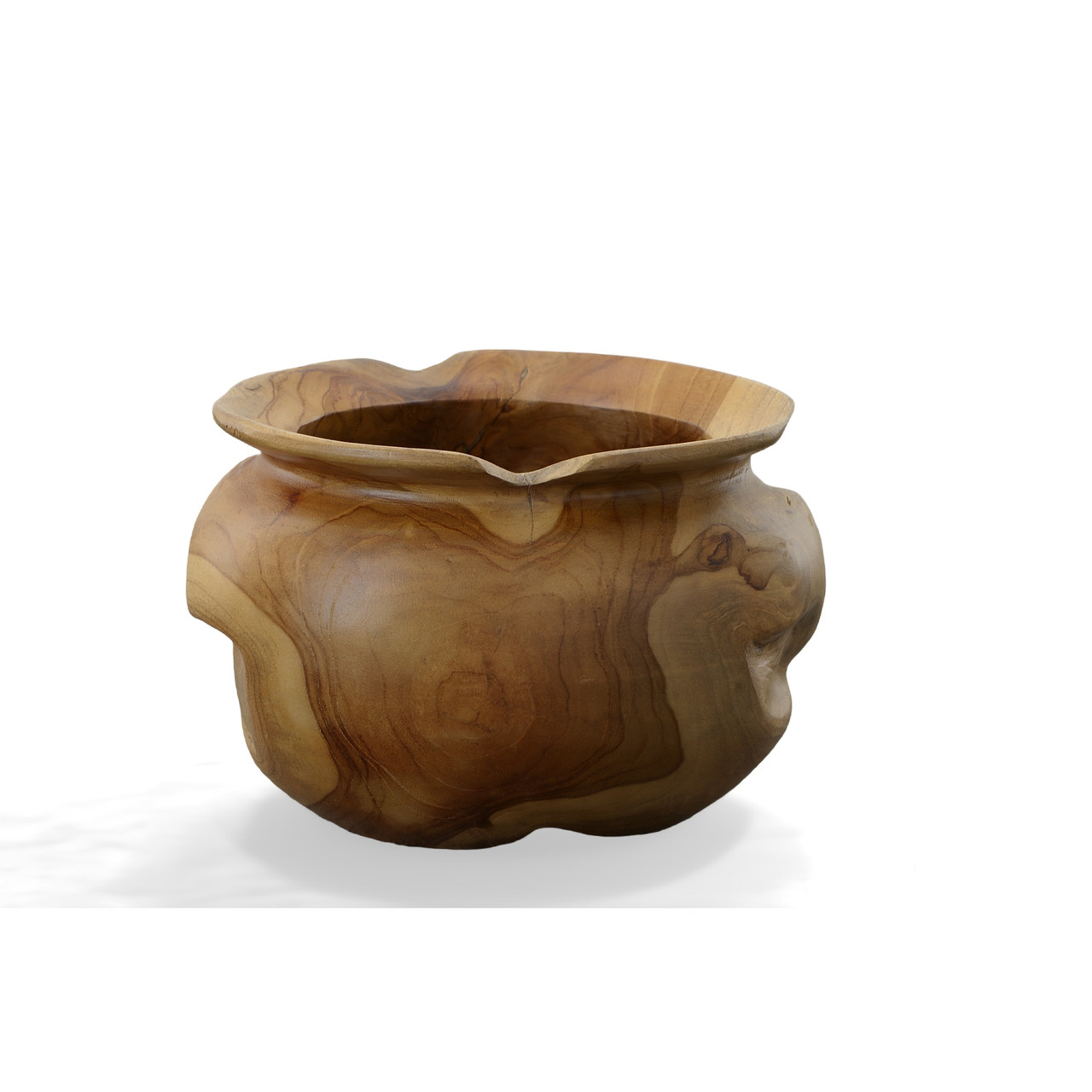 Natural Teak Bowl Room Scene