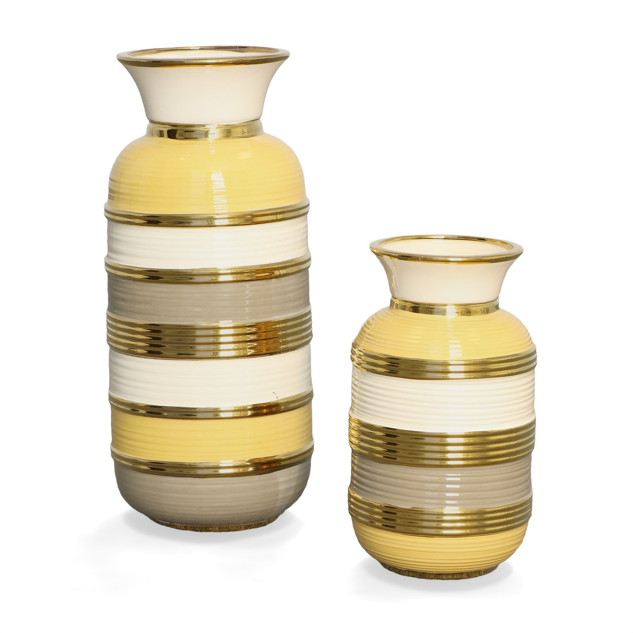 Modern Farmhouse Jar Vase Set of 2 Room Scene