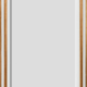 Mini Grand Victorian Mirror 24x36 White and Gold Finish