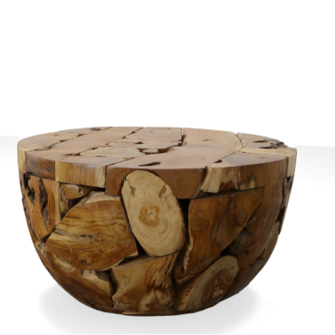 Natural Teak Root Knotted Branch Coffee Table