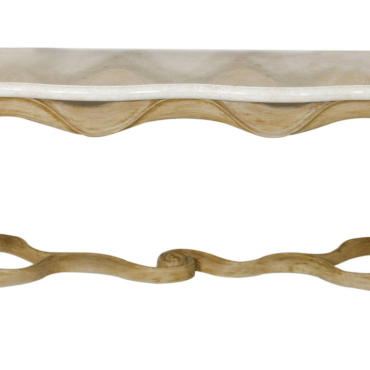 Ribbon Console with Marble Top 60"W