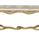 Ribbon Console with Marble Top 60"W
